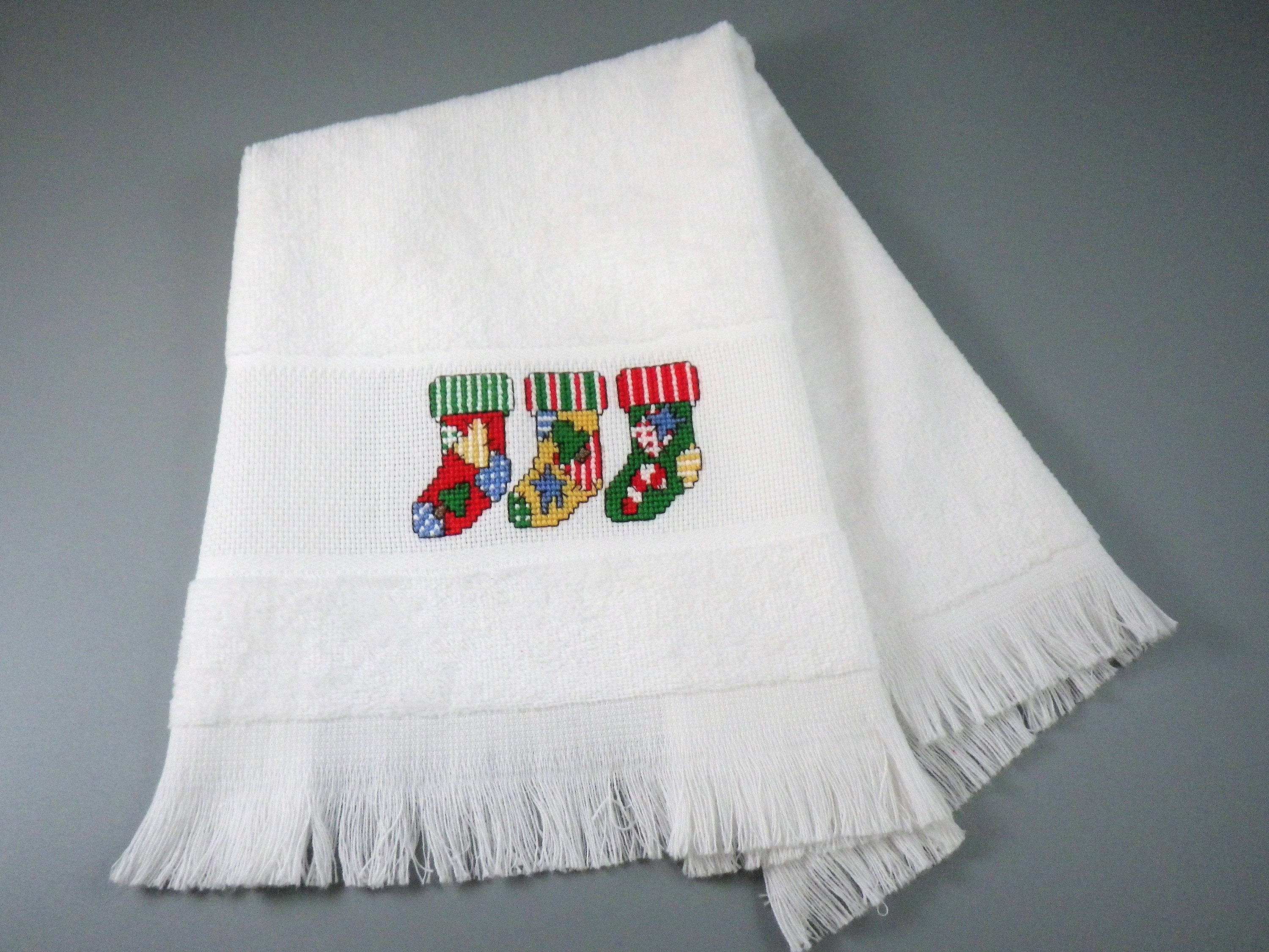 Christmas fingertip towels hotsell