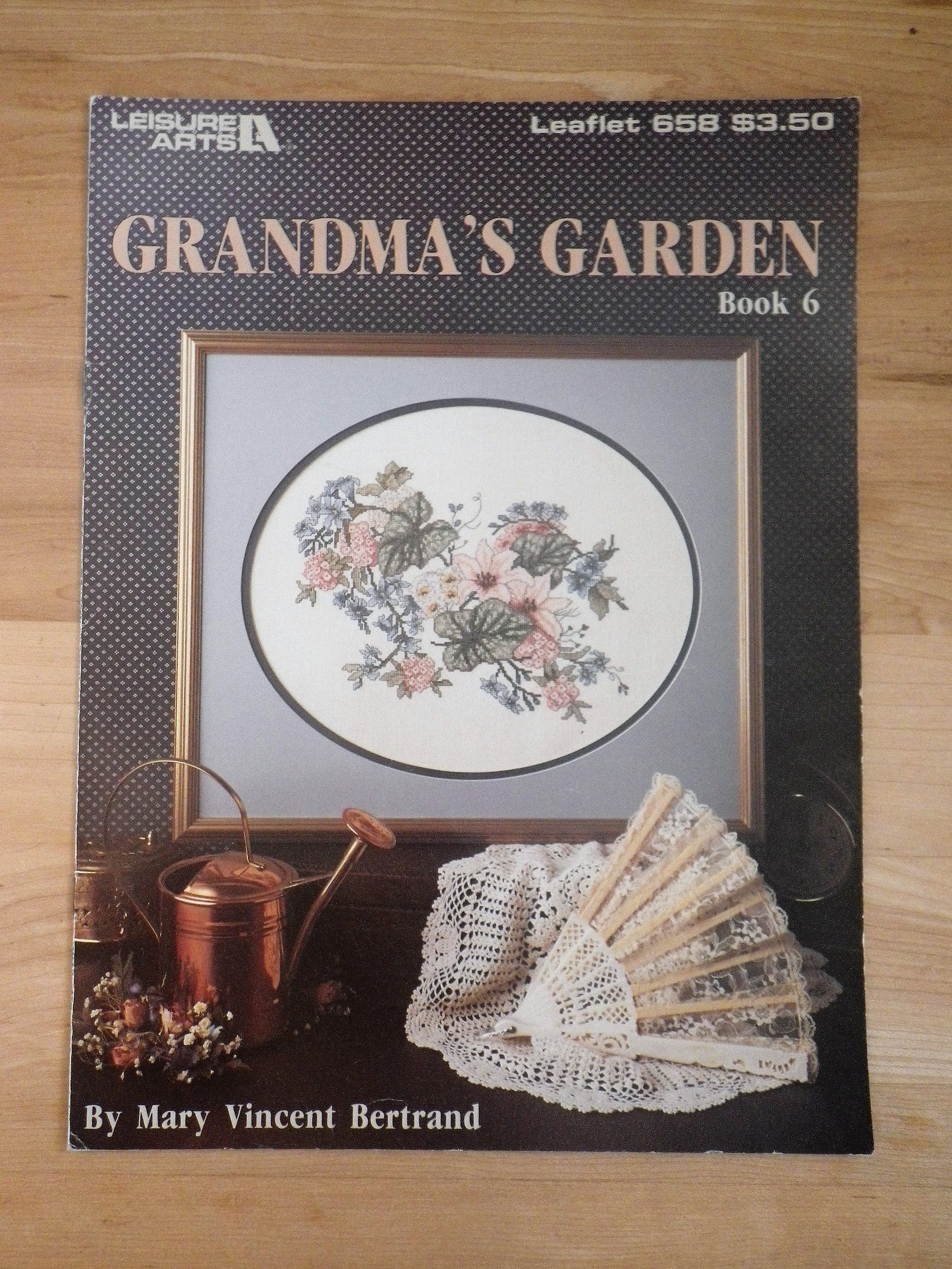 GRANDMA'S GARDEN Cross Stitch Pattern Leisure Arts | Etsy
