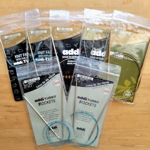 CHOOSE YOUR Addi Circular Knitting Needles - See description for your size and type