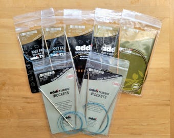 CHOOSE YOUR Addi Circular Knitting Needles - See description for your size and type