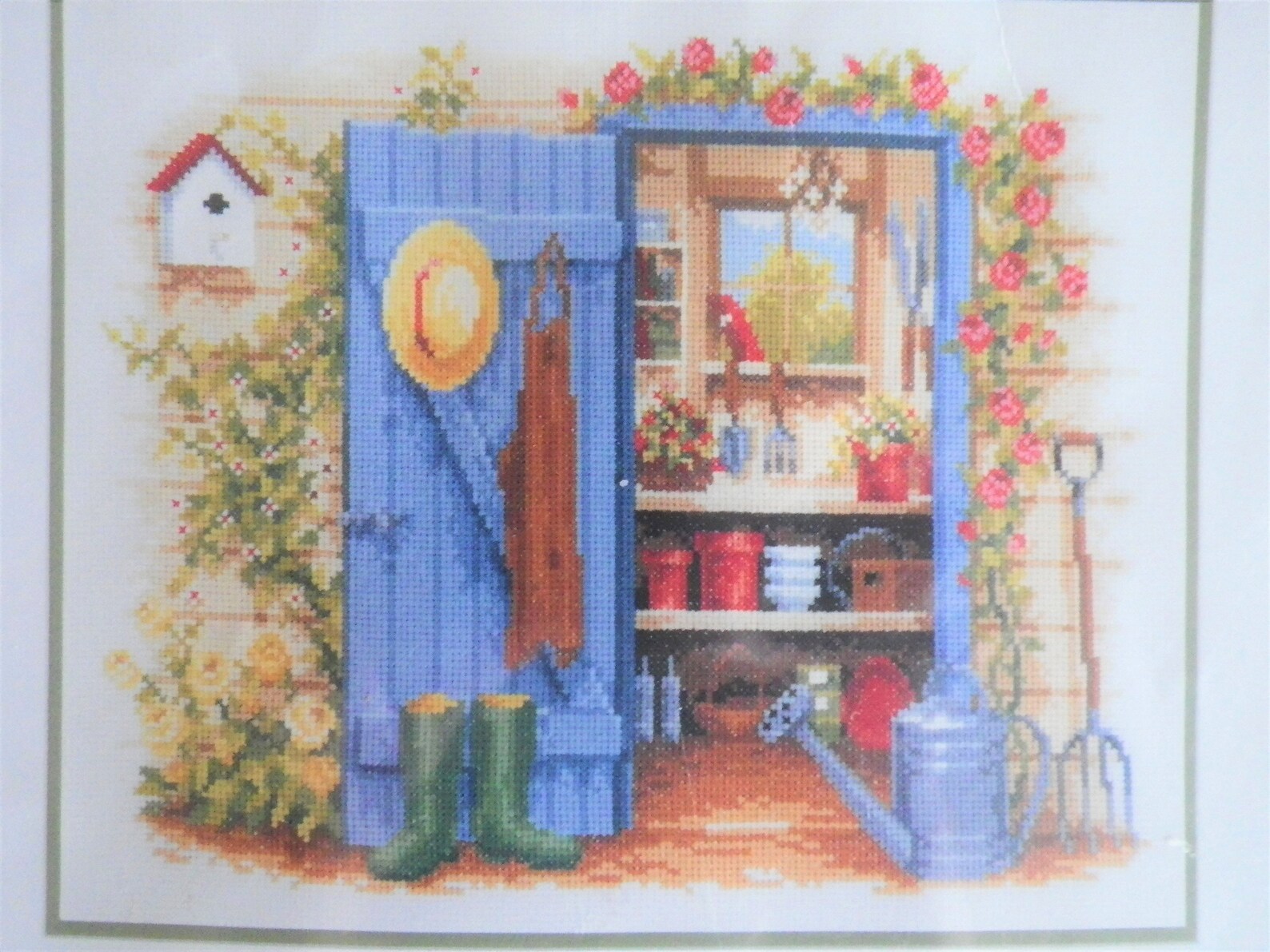 My Garden Shed Counted Cross Stitch Kit 12.8 X Etsy