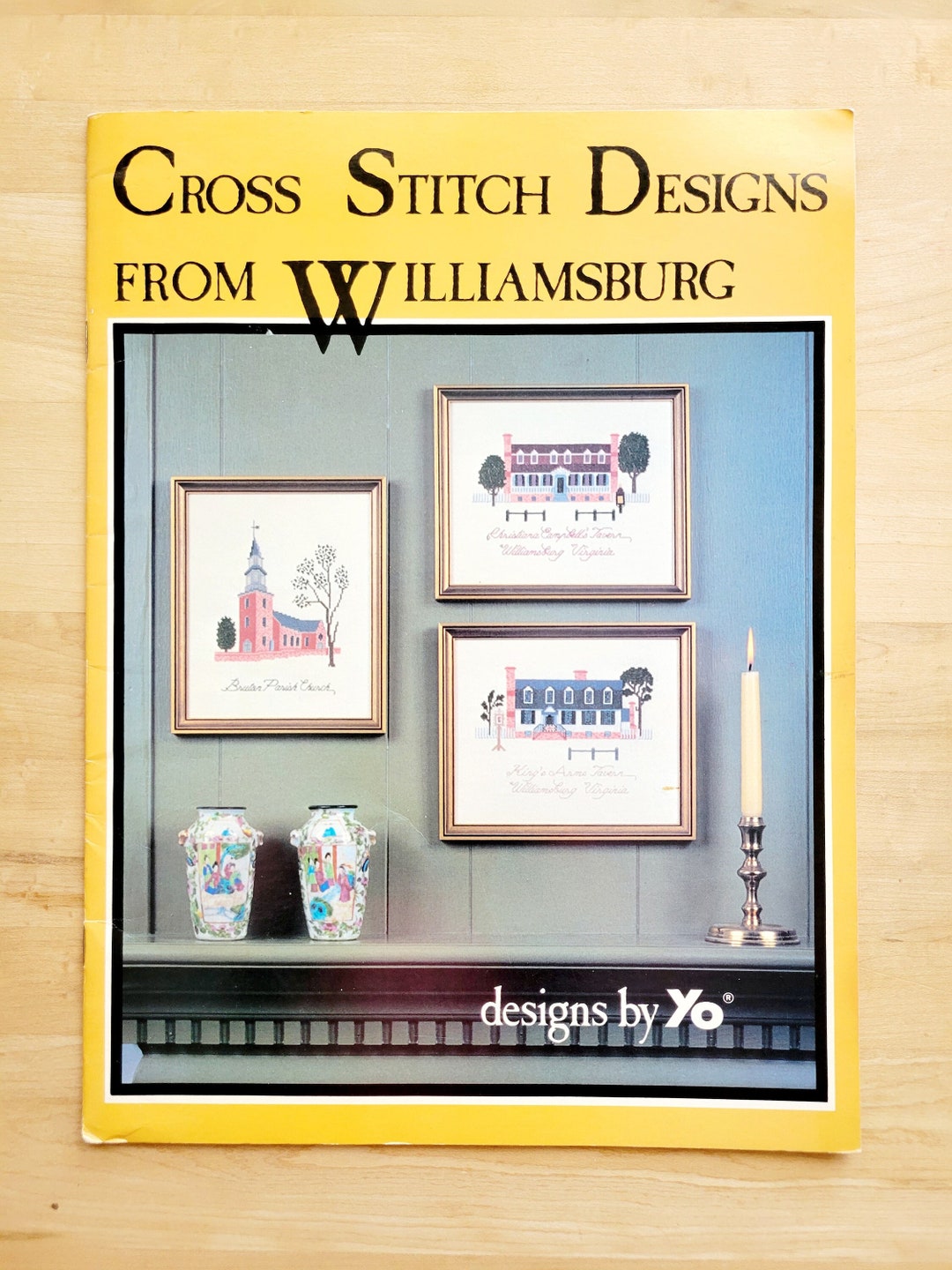 Rare Cross Stitch Designs From WILLIAMSBURG Pattern Booklet Designs by