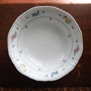 Set of 6 Dessert Bowls - Bayreuth by Seltmann Fine China - 5&quot;d Fruit / Sauce Bowl - Bavaria, Germany - Floral Dishes