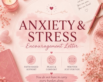 Uppmuntrande brev om ångest och stress | Personlig bön, hopp - emotionellt stöd
