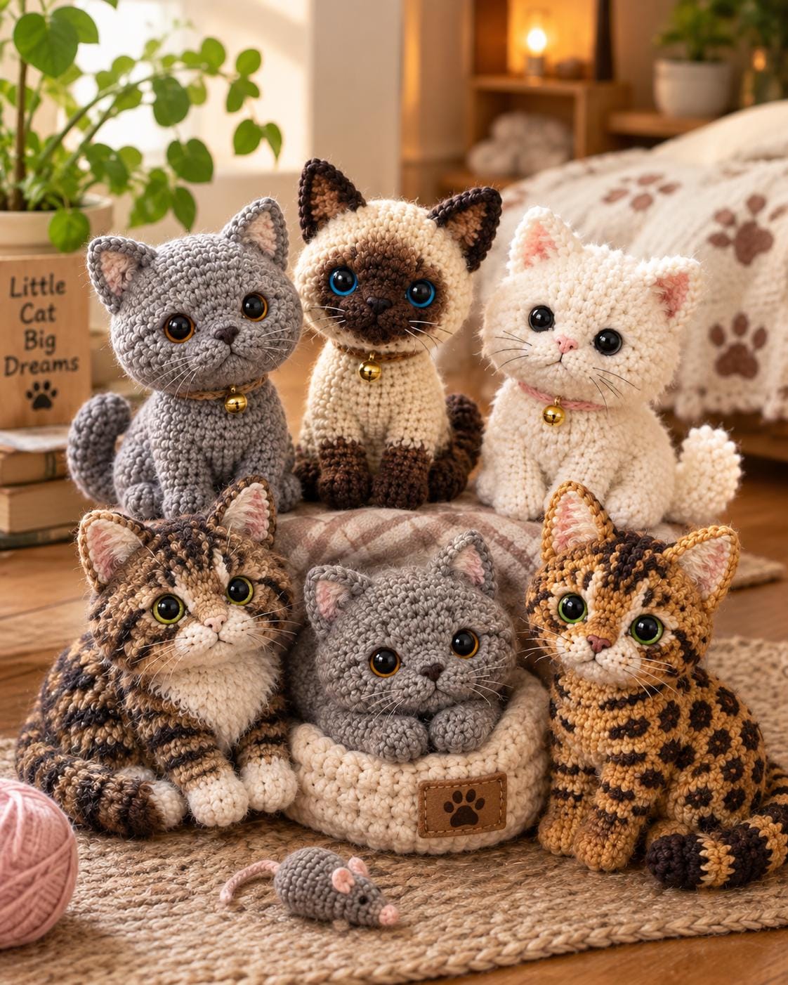 猫のあみぐるみ - Etsy 日本