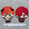 Custom 10cm Felt Doll | Picture Custom OC & Anime Character Doll | Non-woven Fabric Dolls product logo