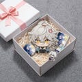 Handmade Non-woven Fabric Dolls Inspired by Honkai: Star Rail Gift Box \u2014 Baie Felt doll, Keychain, Badge, Quicksand Card product logo
