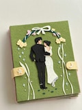 Custom Felt Wedding Photo Album | Handmade 3D Couple Memory Book | Personalized Wedding Scrapbook Cover | Romantic Keepsake for Couples product logo