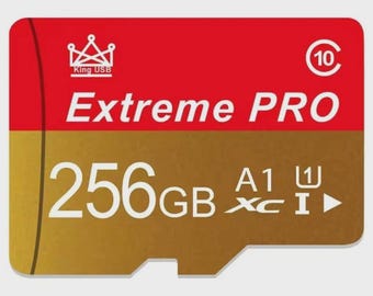 256 GB Memory Card Extreme PRO Class 10 A1 U1 High Speed