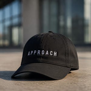 Gorra minimalista de aviación para papá / Gorra de béisbol de viaje / Gorra de piloto / Gorra estilo aeropuerto / Regalos de aviación / Regalos para pilotos / APPROACH