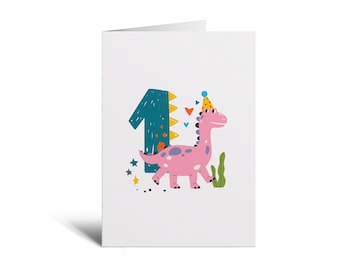 A6 Numbered Children's Birthday Cards
