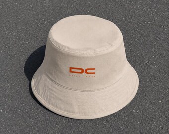 Black Unisex Bucket Hat made of Organic Cotton – UPF 50+ Sun Hat – Daily Chore Fisherman's Hat for Festivals, Sports and Outdoors
