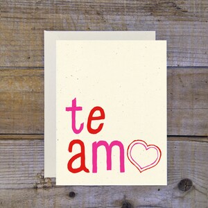 C-1009 Te Amo Card