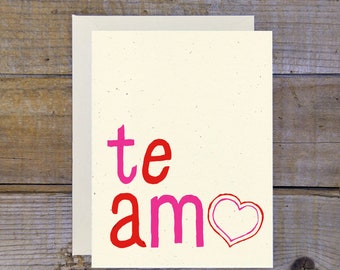 Tarjeta Te Amo C-1009