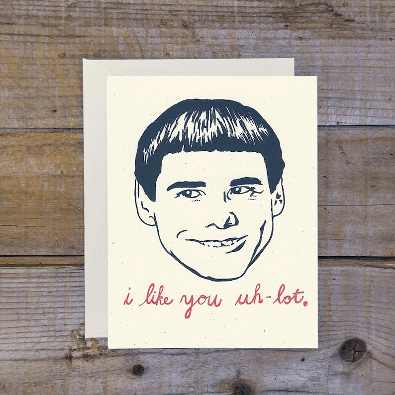 C-0806 Dumb & Dumber I Like You Uh-Lot Card image 2