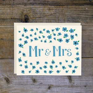 C-0601 Mr & Mme carte de mariage
