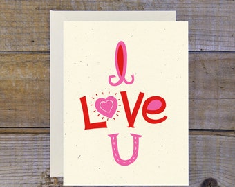 C-0704 I Love U Card