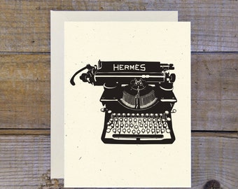 C-1209 Typewriter Card