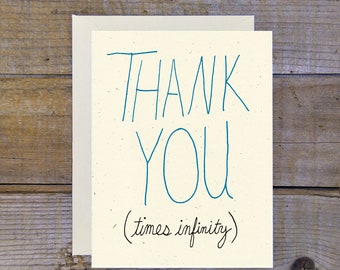 C-0708 Thank You (Times Infinity) Card