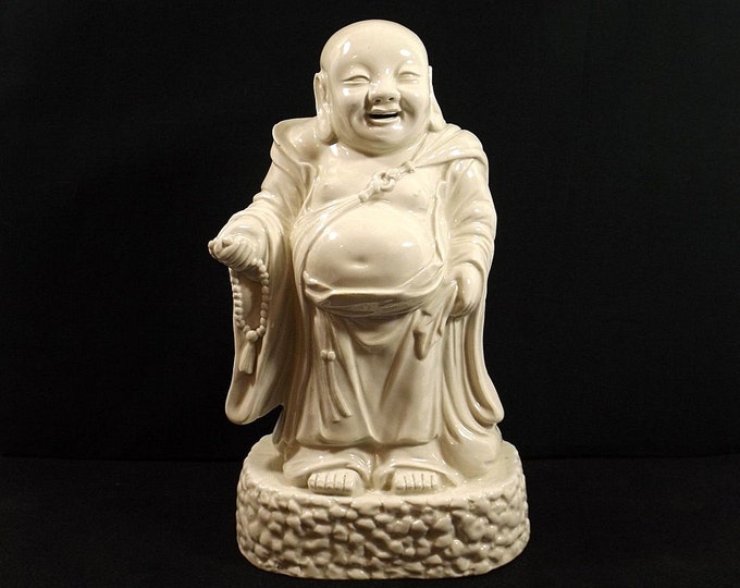 Ivory Colored Standing Ho Tai Buddha Etsy