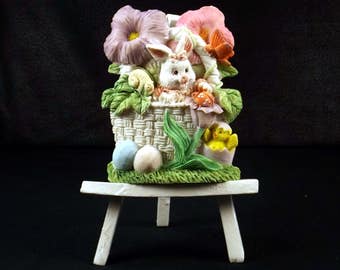 Decorative Easter Plaque with Easel