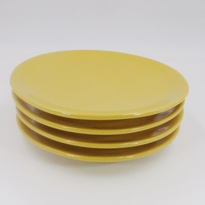 FRANKOMA Set of 4 Salad or Dessert Plates in Autumn Yellow