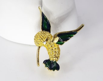 Broche colibri