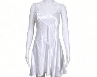 CALIFORNIA DYNASTY Peignoir in weiss Gr. L