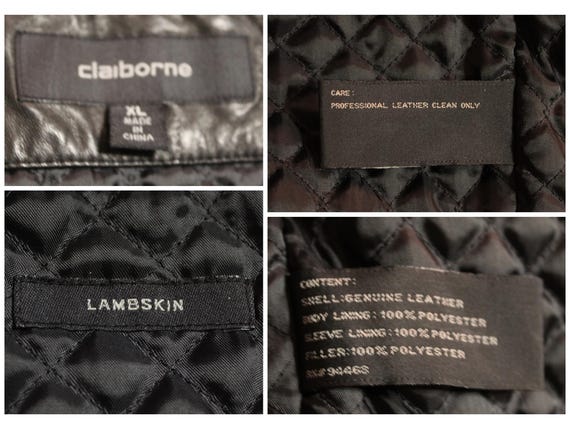CLAIBORNE Men's Lambskin Leather Jacket Size XL - Etsy