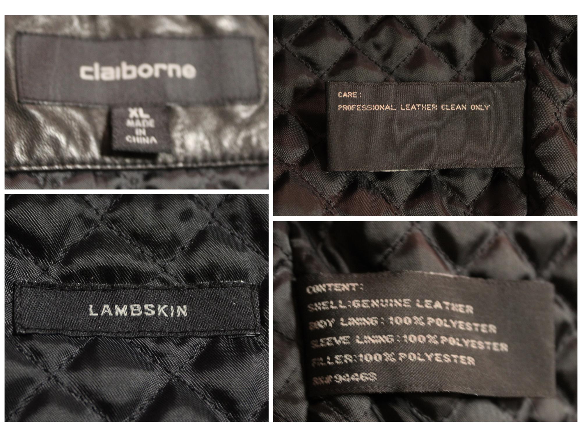 CLAIBORNE Men's Lambskin Leather Jacket Size XL - Etsy