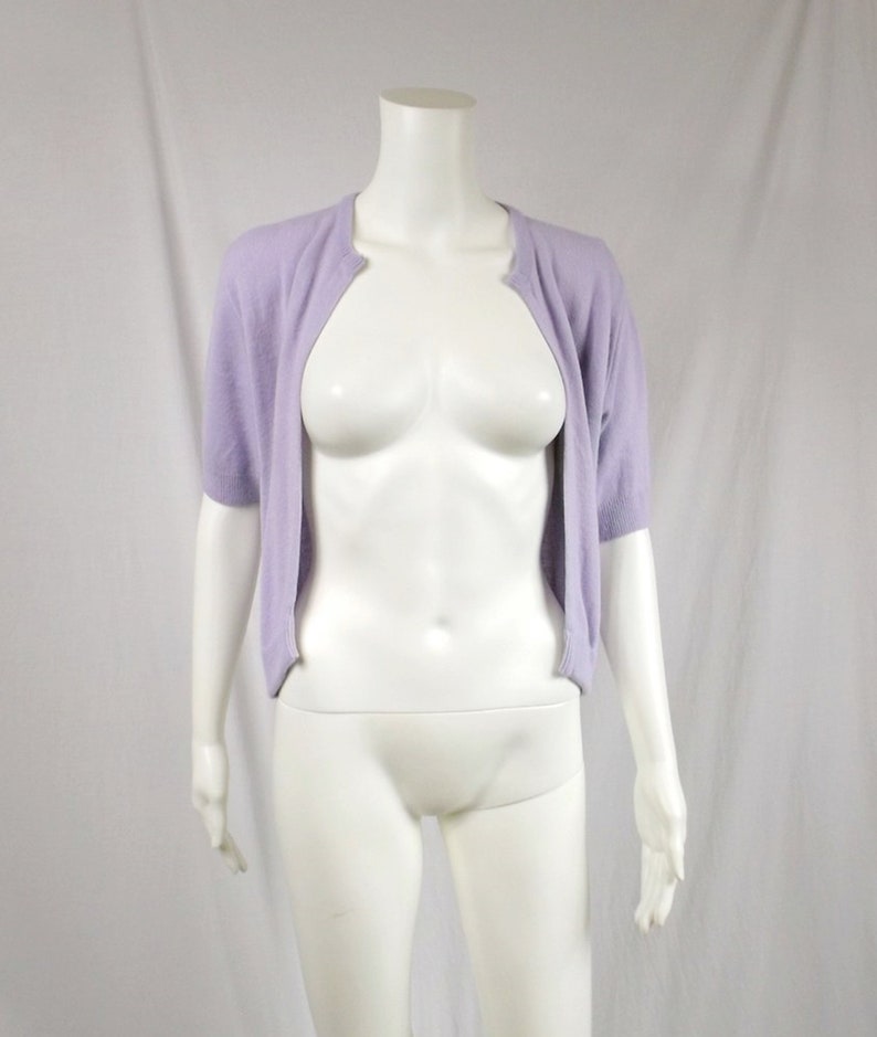 Mid Century No Button Cardigan US Size Small S
