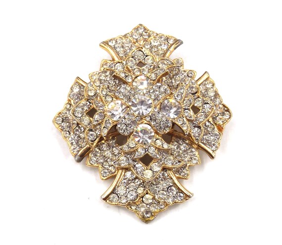 Kenneth J. Lane Dazzling Brooch Pendant Duo - image 5