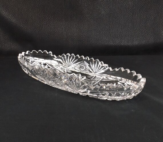 American Brilliant Period ABP 11 Celery or Relish Dish | Etsy