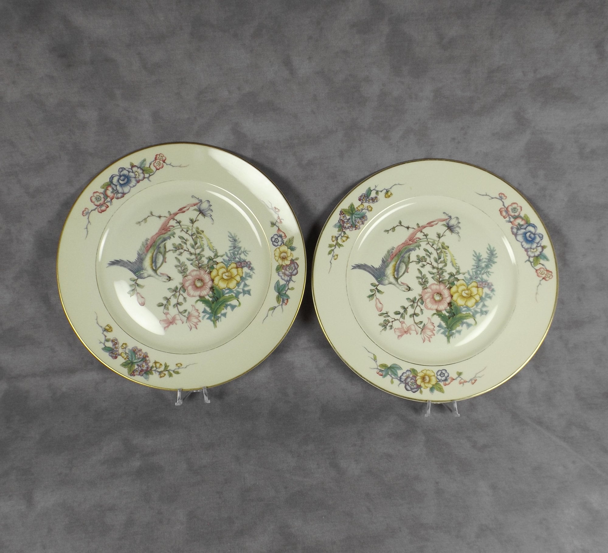 Ca. 1955 ROSENTHAL Phoenix Dinner Plates - Set of 2 - Etsy