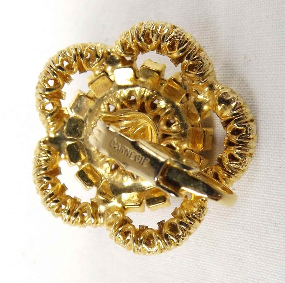 HATTIE CARNEGIE Clip On Earrings - image 7