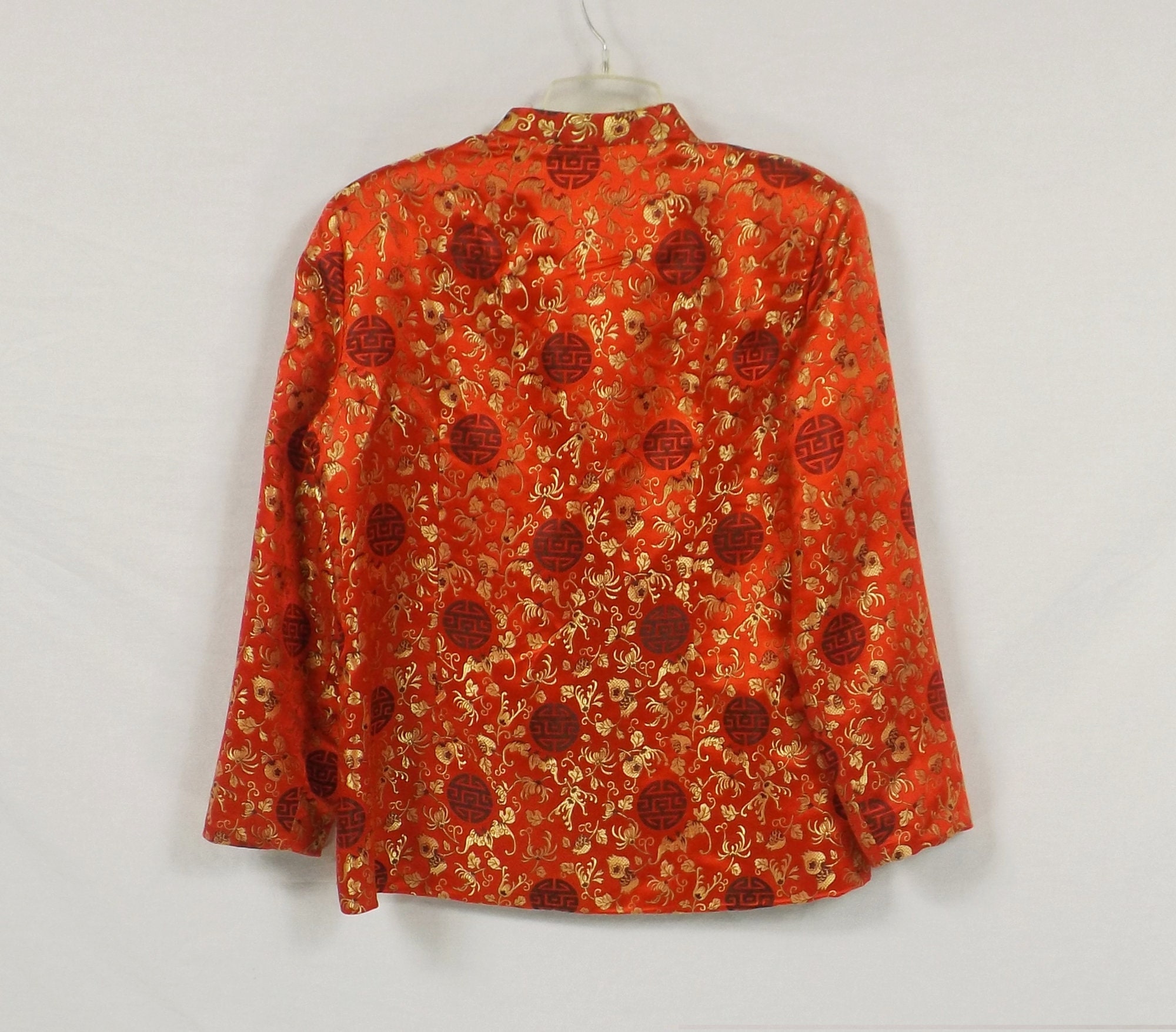SHENGBOLAN Chinese Silk Brocade Jacket US Size Large L - Etsy