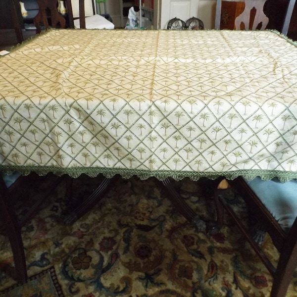 52x52" Palm Tree Decorator Tablecloth