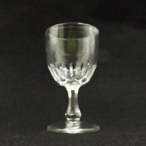 ca. 1900 EAPG Wine Goblet &quot;Thumbprints&quot;
