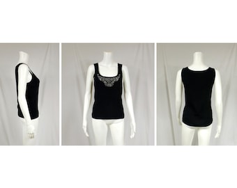 CABLE and GAUGE Sleeveless Sweater Tank Size Small S