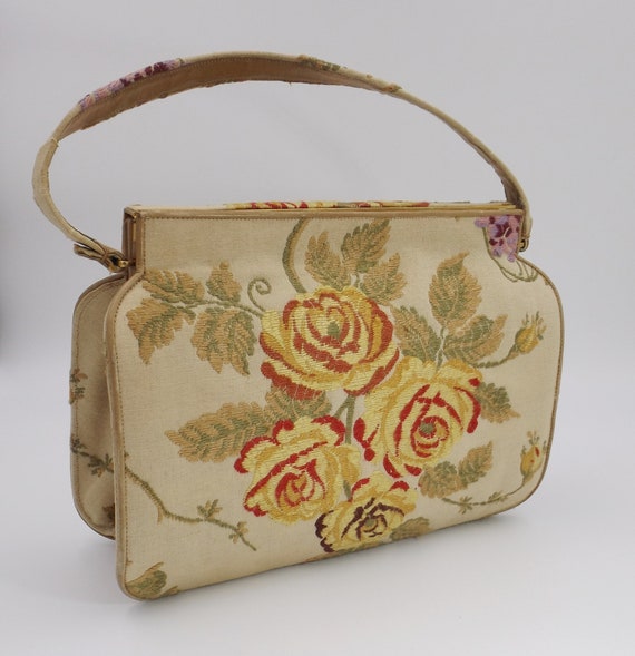 NETTIE ROSENSTEIN Tapestry Handbag - image 2