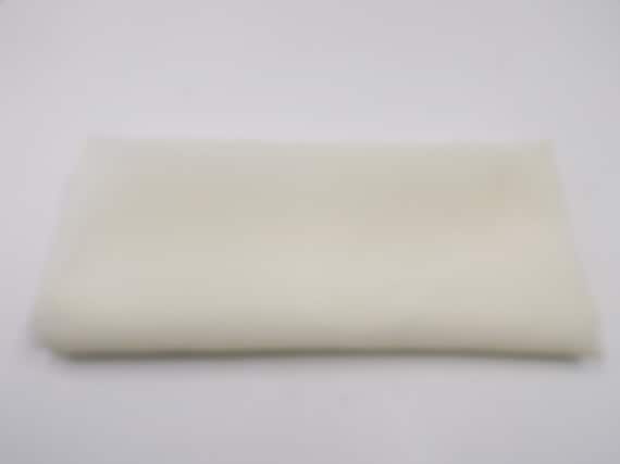 White Polyester Chiffon Square Scarf - image 2