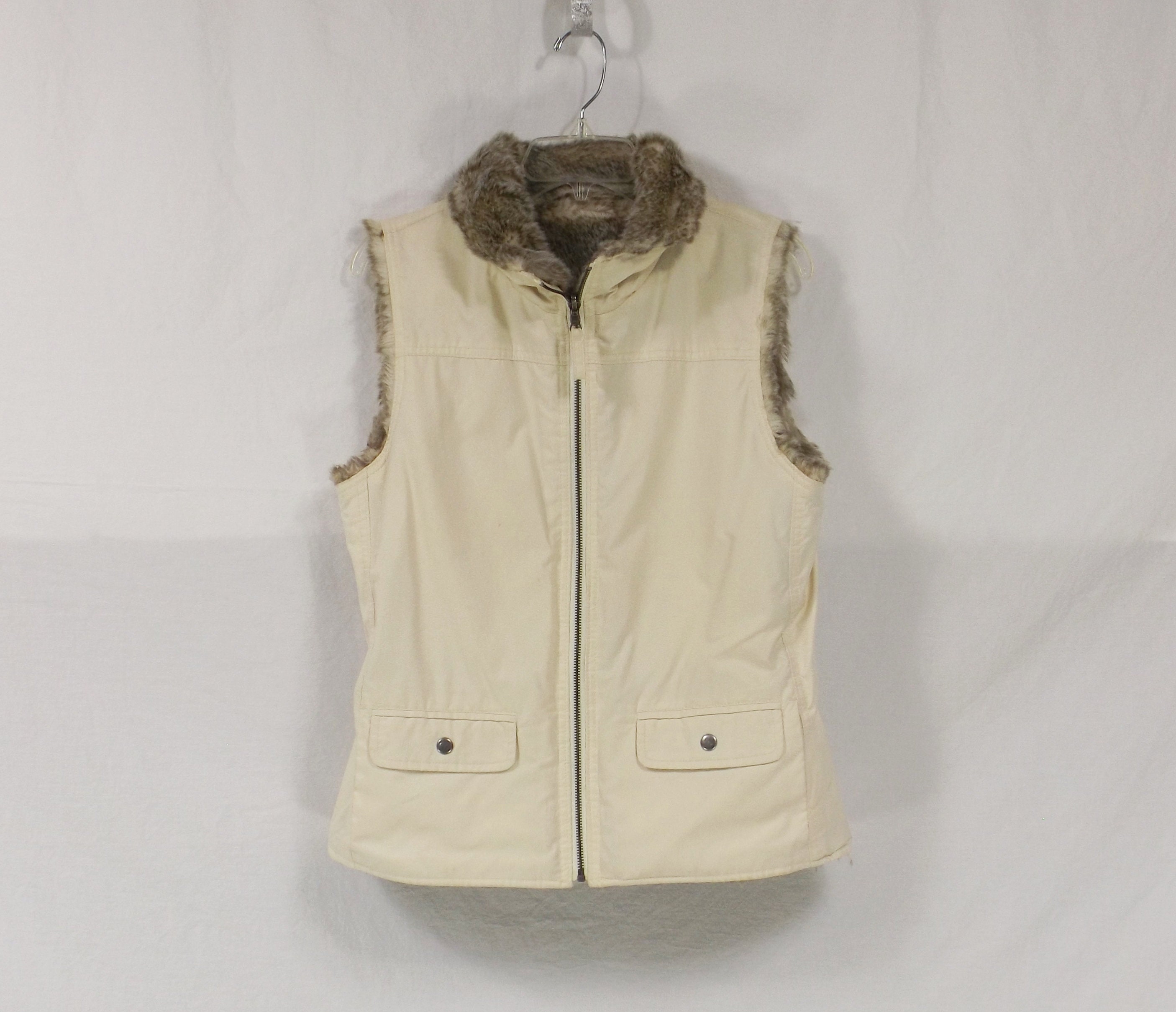 GAP Reversible Zip Front Vest US Size Medium M - Etsy