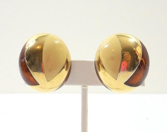 CINER Tri-Color Clip On Earrings