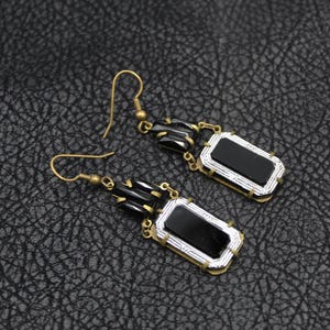 ca. 1930 Art Deco Dangle Earrings