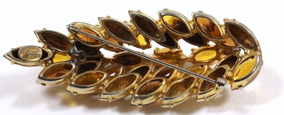 ALICE CAVINESS 3-D Leaf in Amber, Golden Topaz, a… - image 5