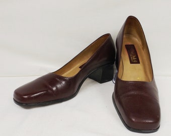 IPANEMA BraunEs Leder Pumps US Größe 7M