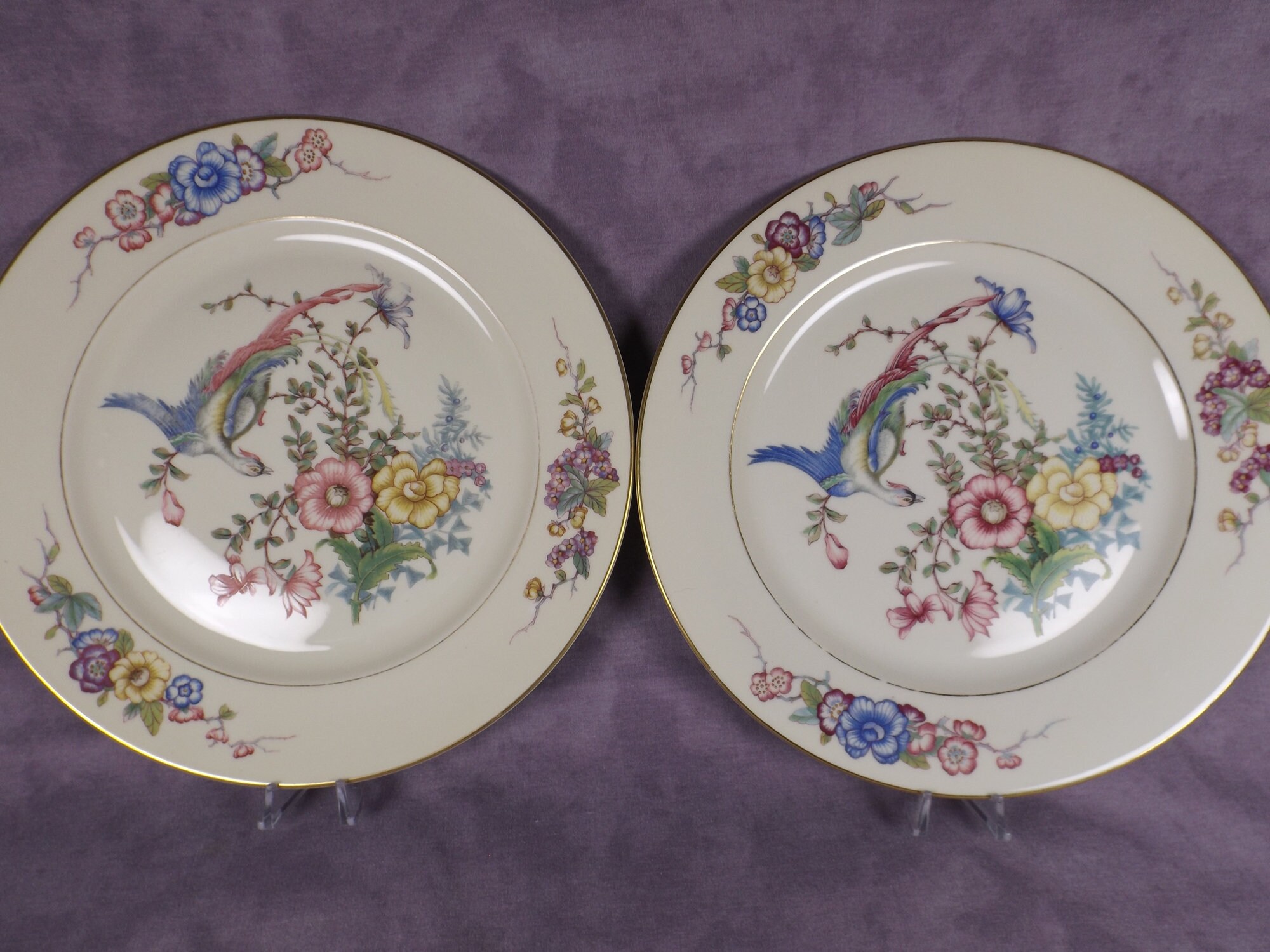 Rosenthal Wall Plate プレート 飾り皿 12枚セット Ca. 1955 ROSENTHAL Phoenix Dinner Plates - Set of 2 - Etsy
