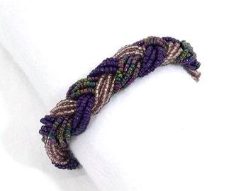 Braided Seed Bead Bracelet