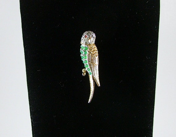 NETTIE ROSENSTEIN Parrot Brooch