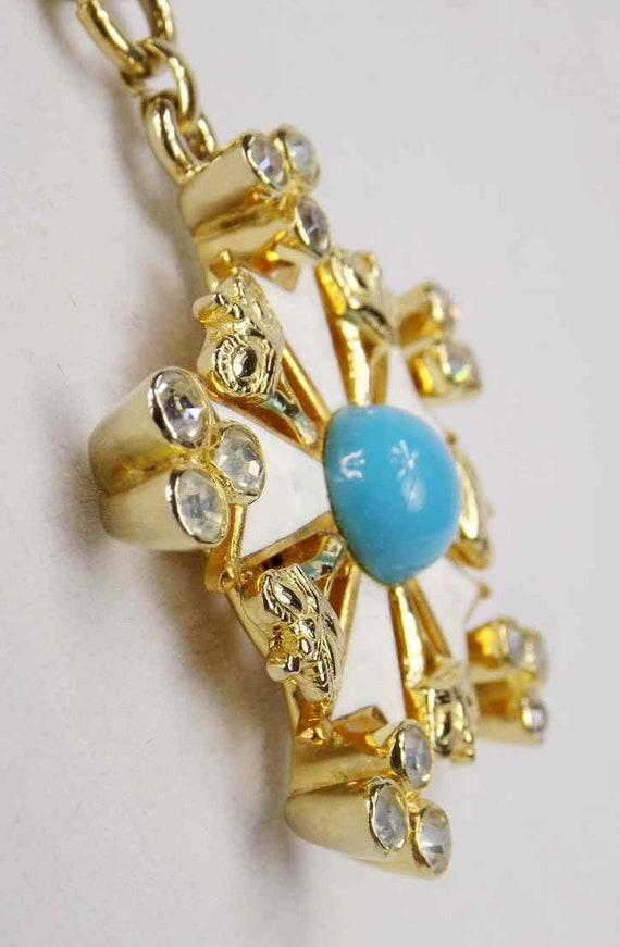 NETTIE ROSENSTEIN Star and Crown Pendant Necklace - image 3